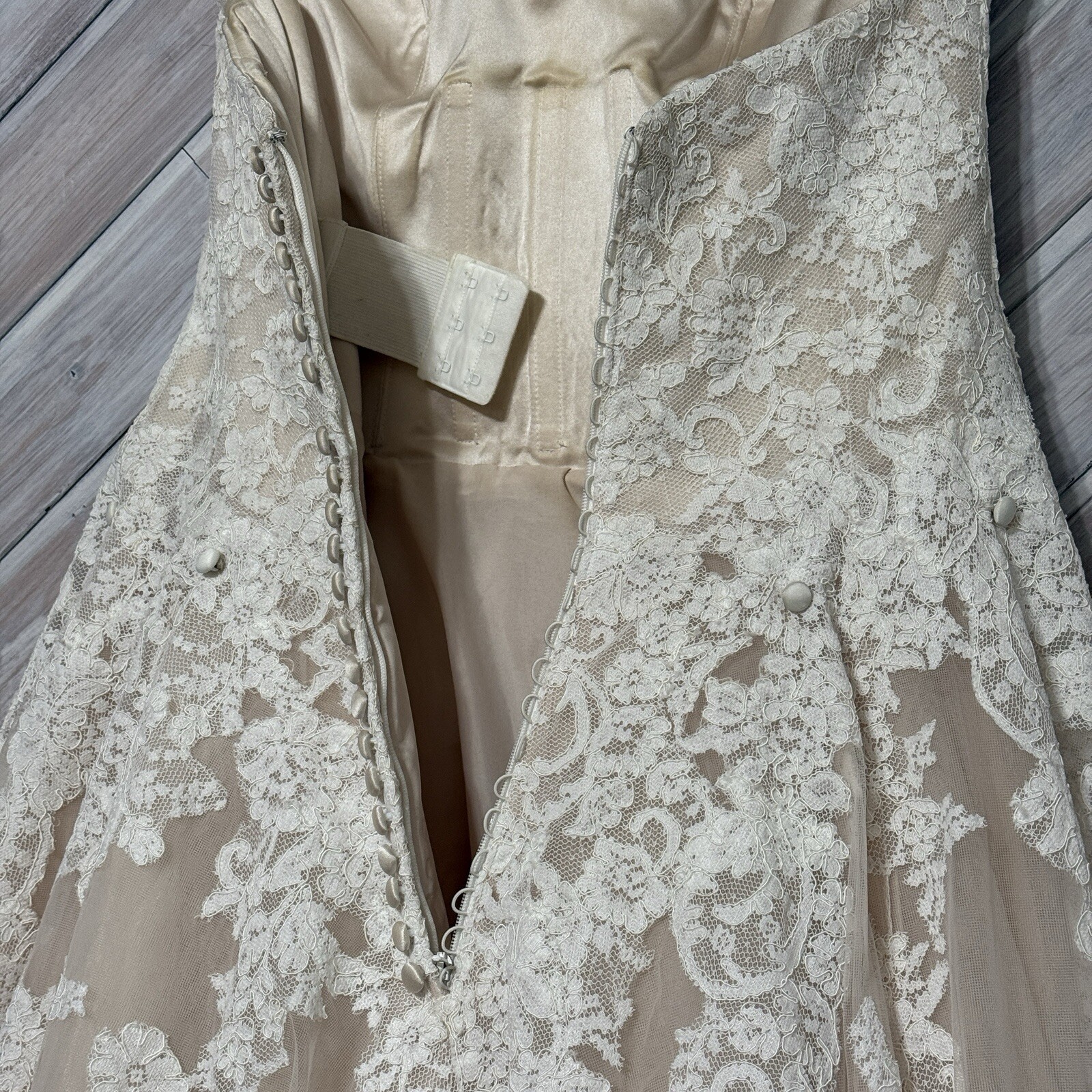 Designer Strapless Wedding Gown, Dress, Morilee By Madeline Gardner, Petite