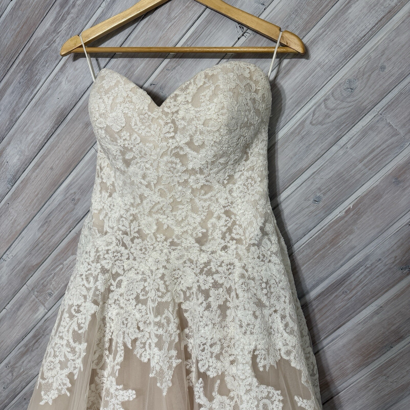 Designer Strapless Wedding Gown, Dress, Morilee By Madeline Gardner, Petite