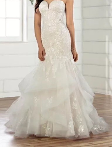 Essence Of Australia All Who Wander Wedding Dress D2908 Rare Discon Sz 12