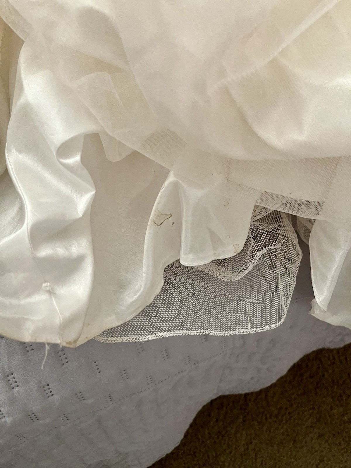Kitty Chen Couture Wedding Dress Size 4 Mermaid Corset Back Rosette Skirt