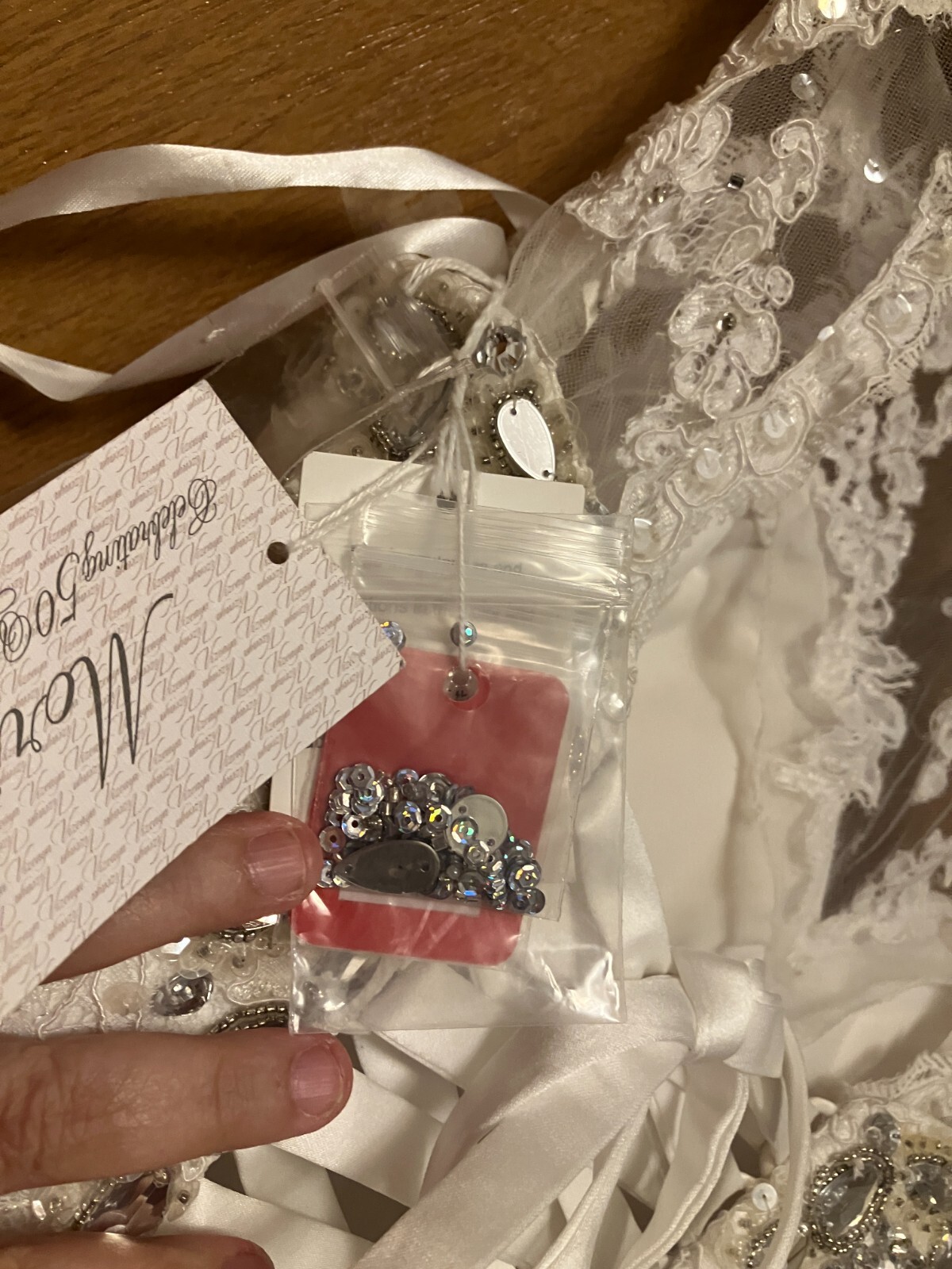Morilee crystal and tulle wedding ballgown NWT