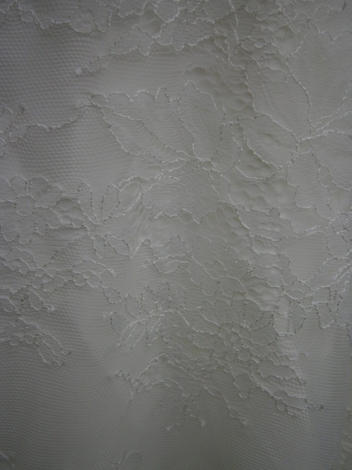 Designer Wedding SKIRT ONLY Separate 10 A-Line Lace Scallop Hem Pockets Buttons