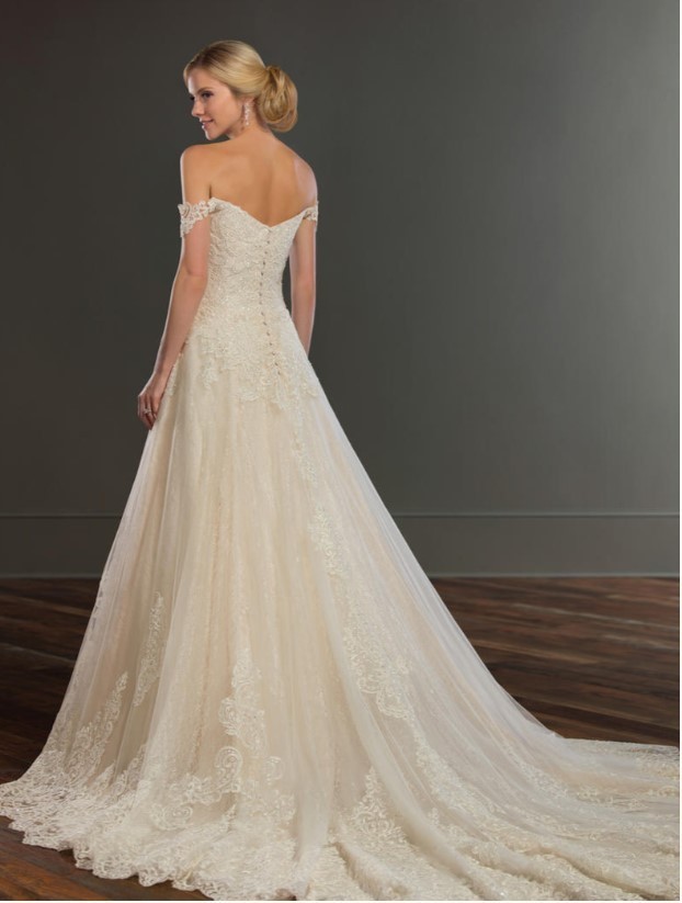 Martina Liana A-line Wedding Gown – new w tags Sz 12
