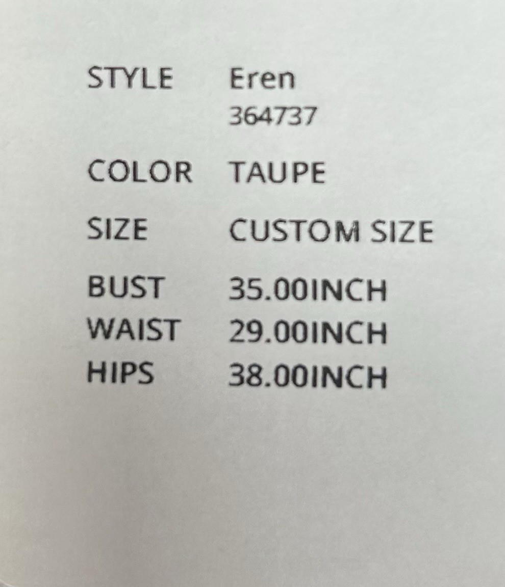 Azazie Eren Taupe Sheath One Shoulder Metallic Satin Dress