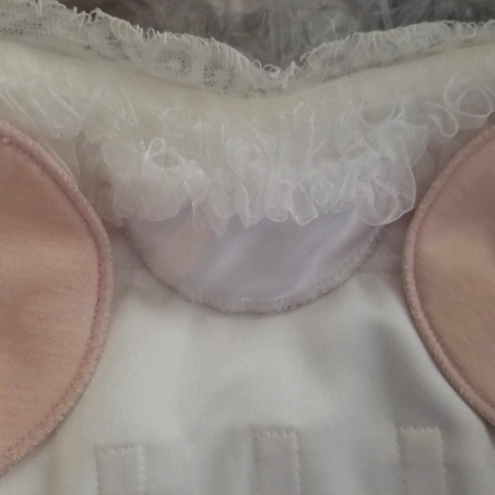Candlelight Ivory Lace Beaded Bridal Wedding Corset Tea Length Tulle Skirt SZ ML