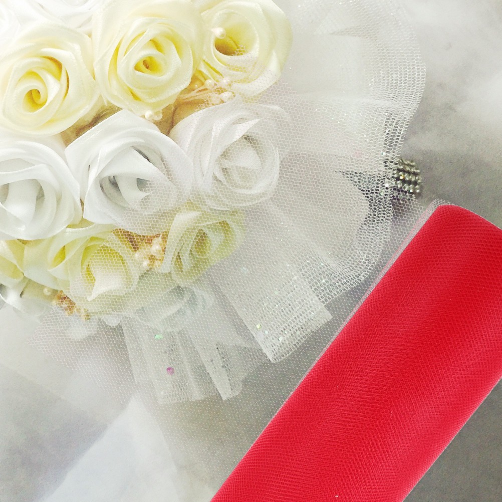 Roll of 22M*15CM Banquet Wedding Tulle Craft Tutu Decoration