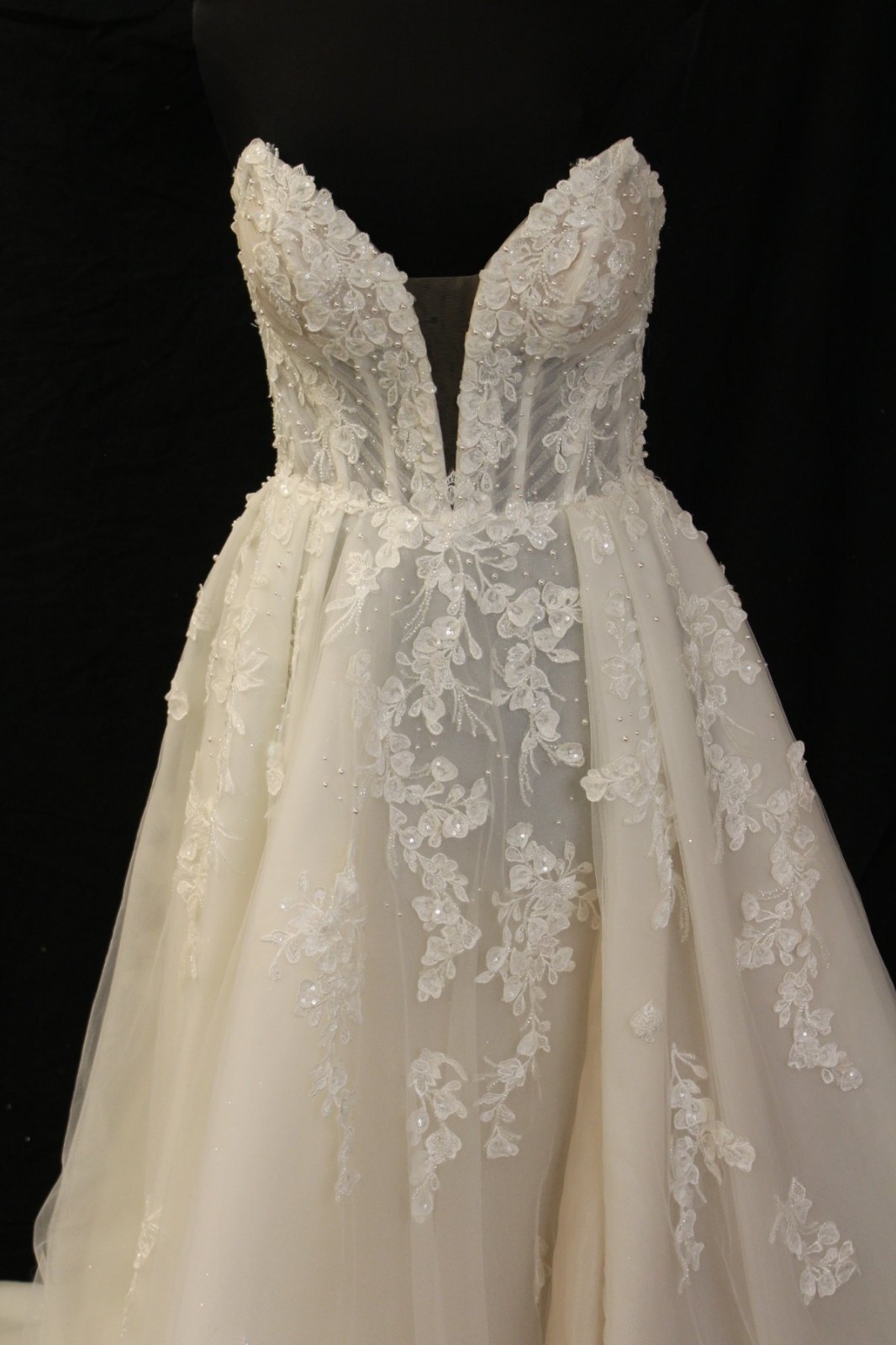 Martina Liana 1715 Bridal Wedding Gown Dress sz 10