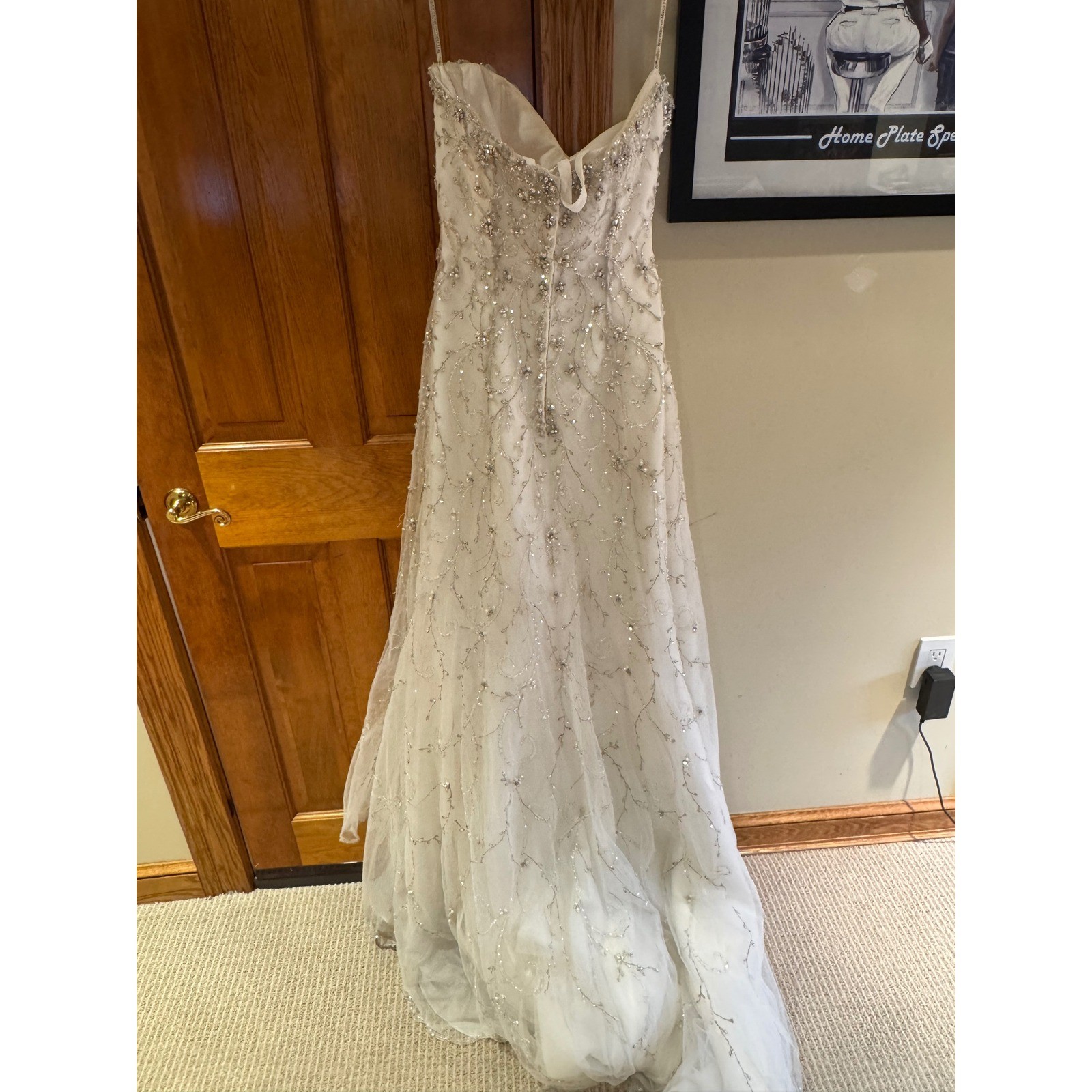 Sottero and Midgley Haute Couture Beaded Mermaid Wedding Dress Ivory Size 14