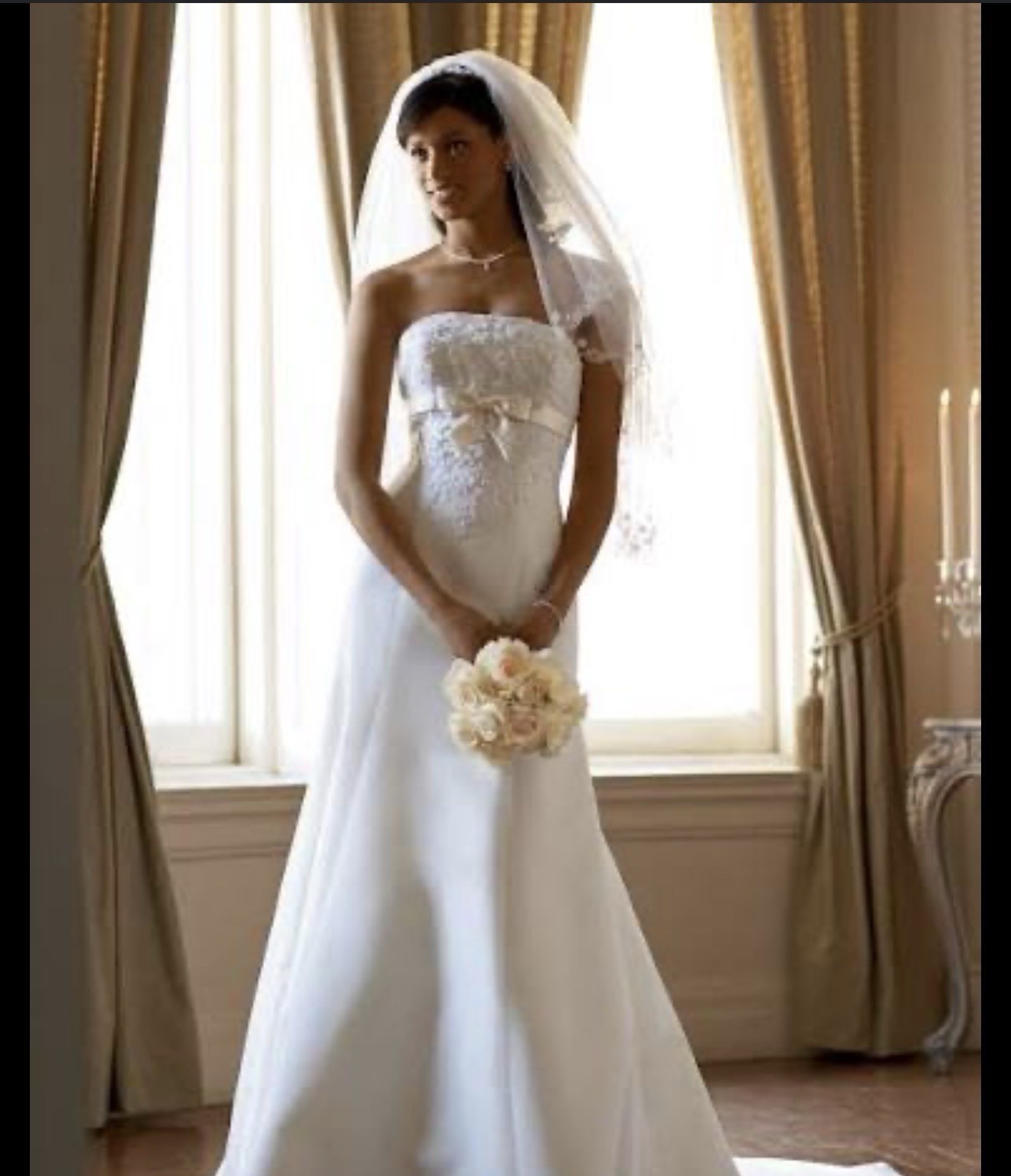 David’s Bridal Wedding Dress Size 6