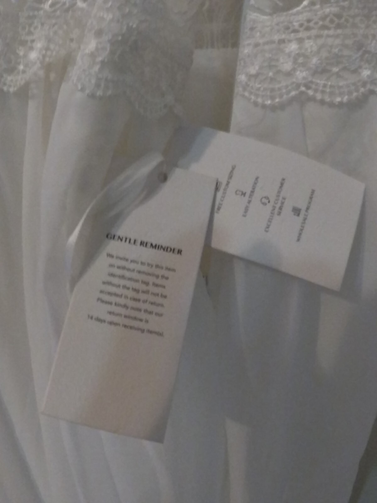((NEW)) Bohemian Wedding Dress High Bridal Gown BEST OFFER WILL BE CONSIDERED