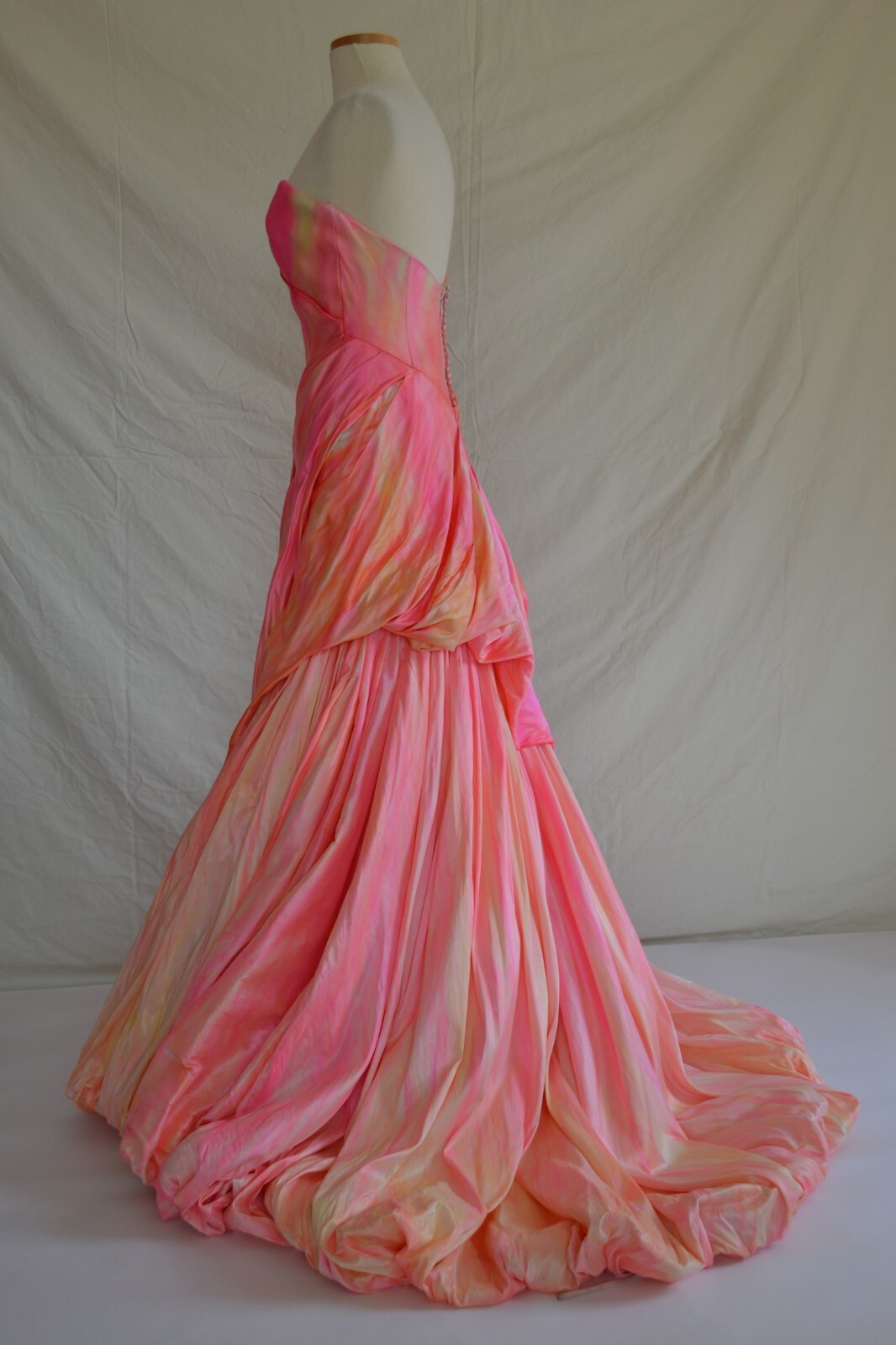 NEW Anna Maier Ulla Maija Bohemian Wedding Dress Blush Rose Peach Pink 2 4 6 8