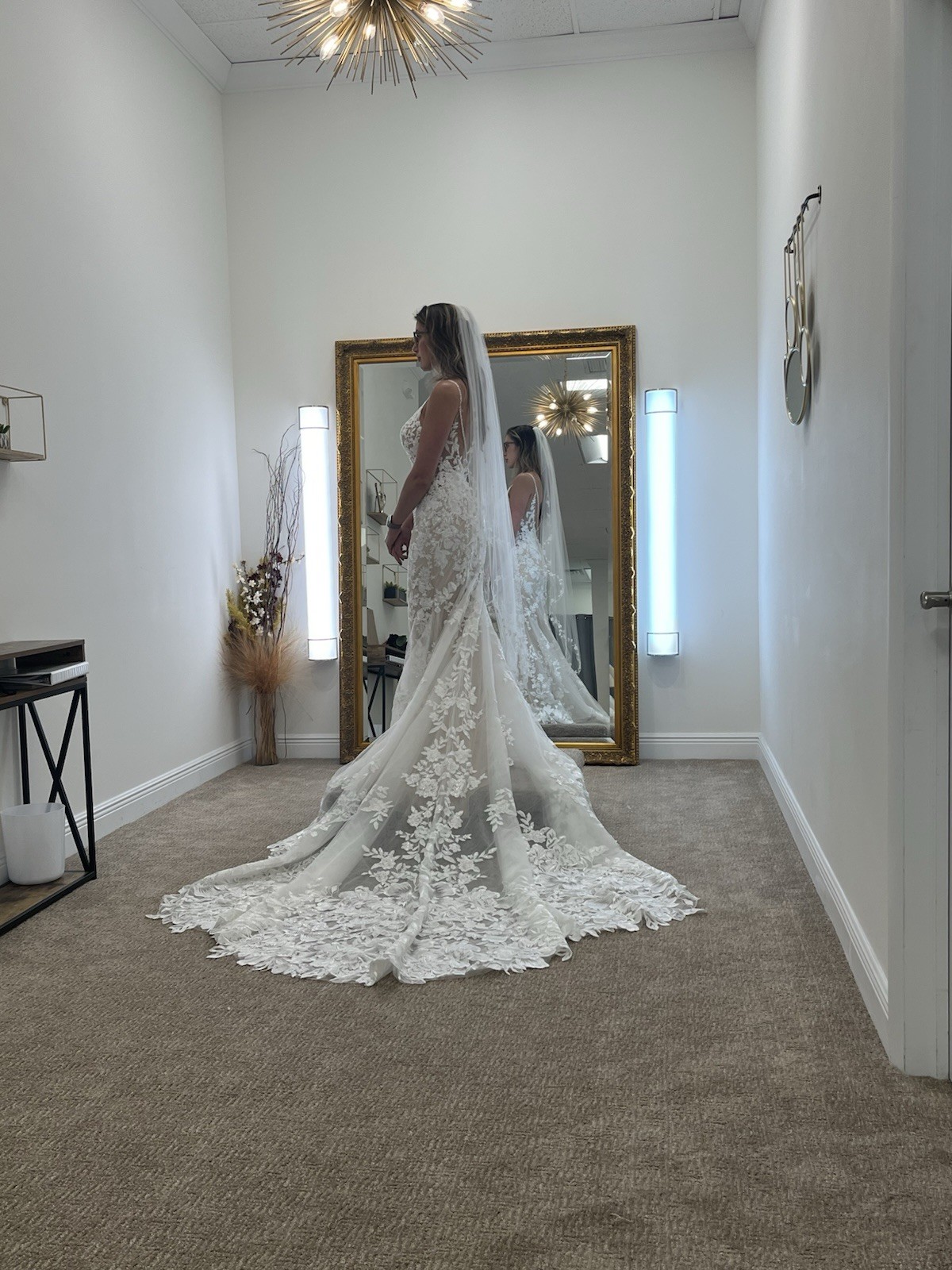 NWT Martina Liana CUSTOM WHITE Wedding Dress Gown SZ 10 UNALTERED Retail $4400