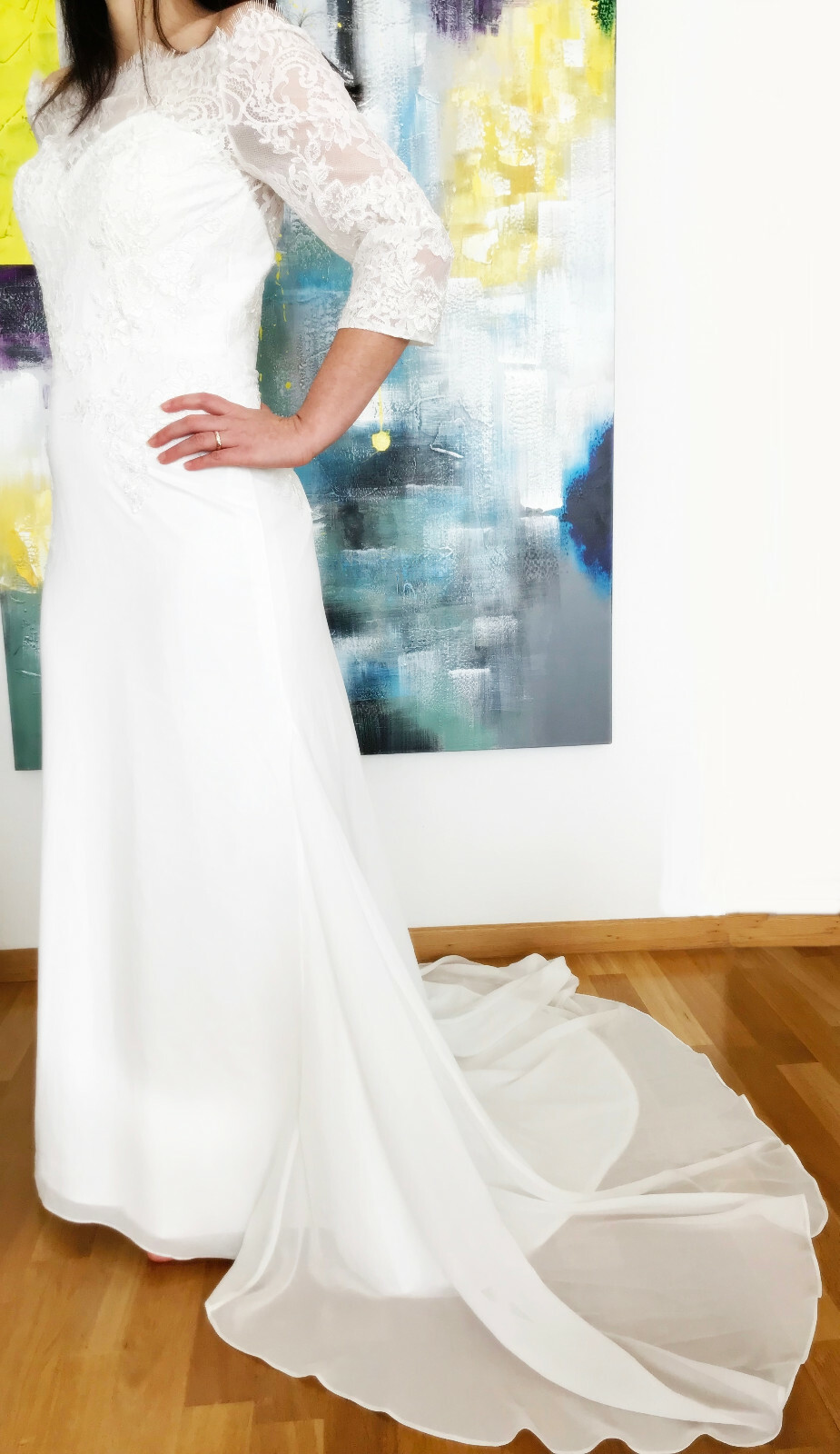 Wedding Dress White Lace A Line New