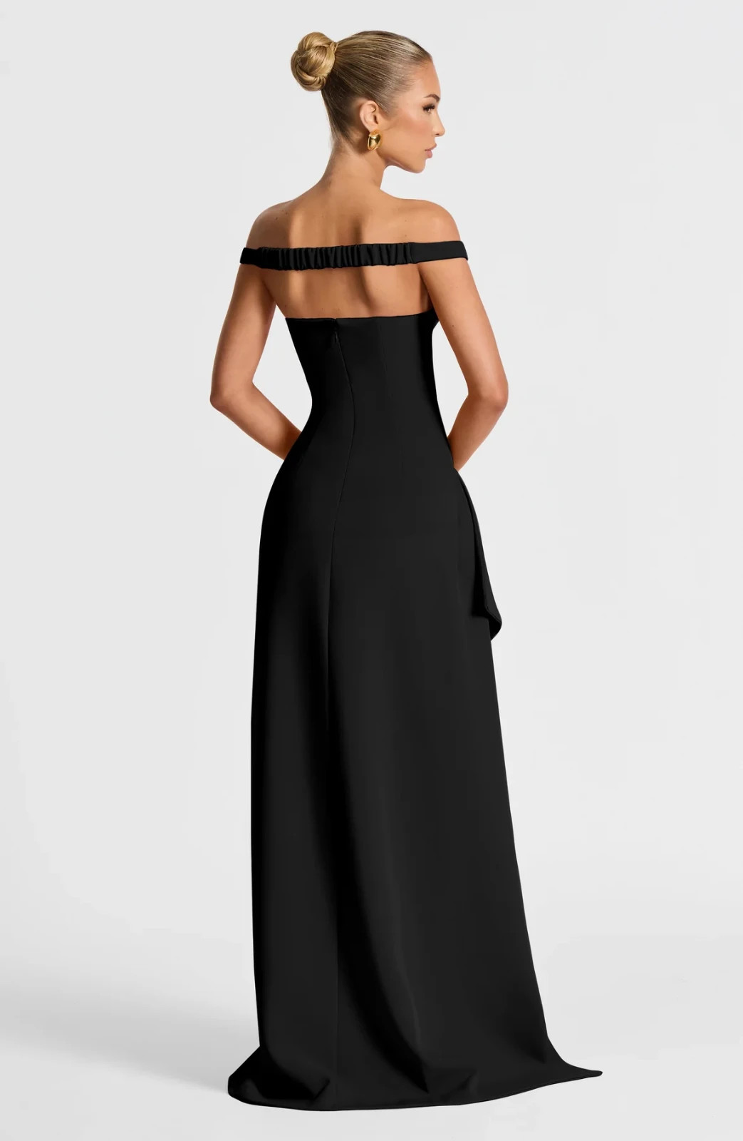 Vestido largo Khalesia – Negro BABYBOO NWT $160