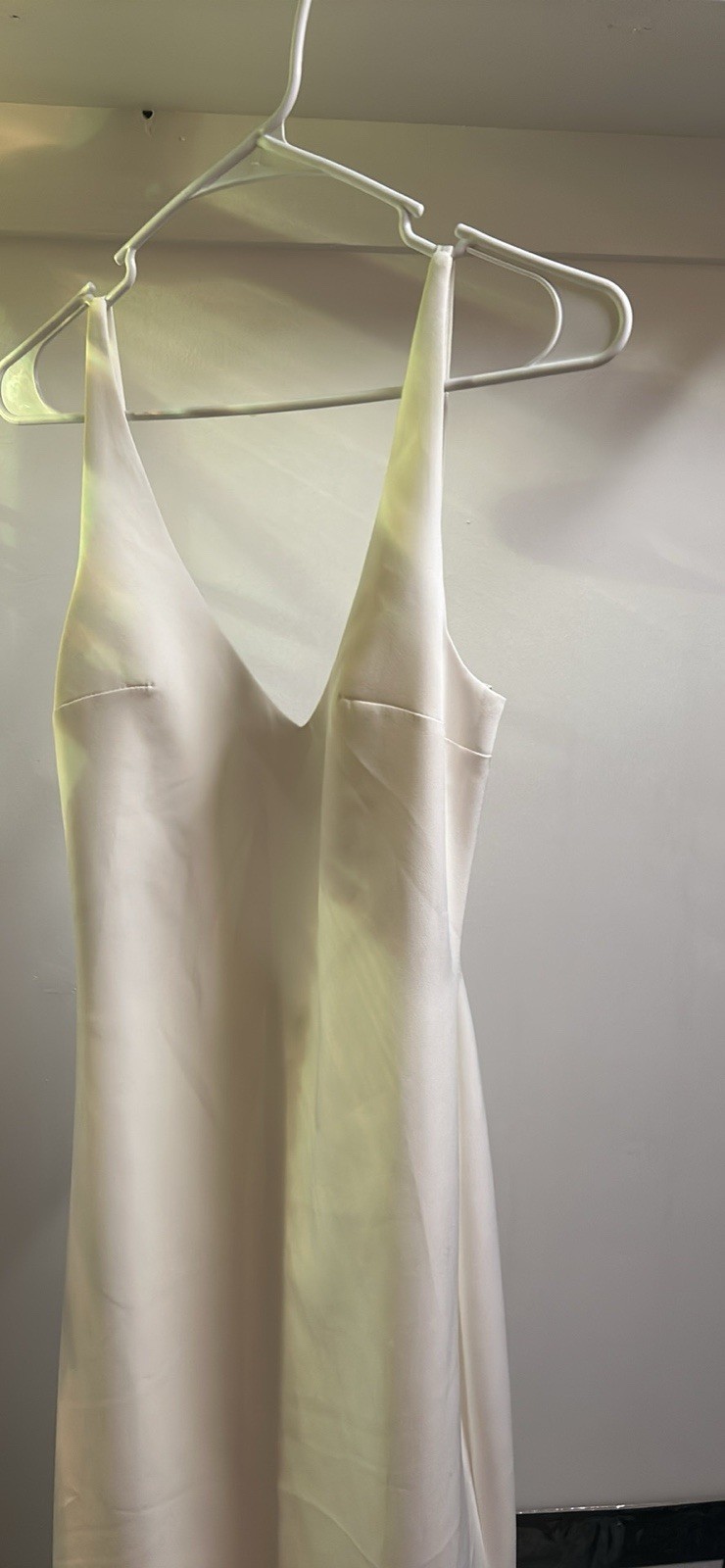 Women’s Wedding Dress With Long White Trail Beautiful