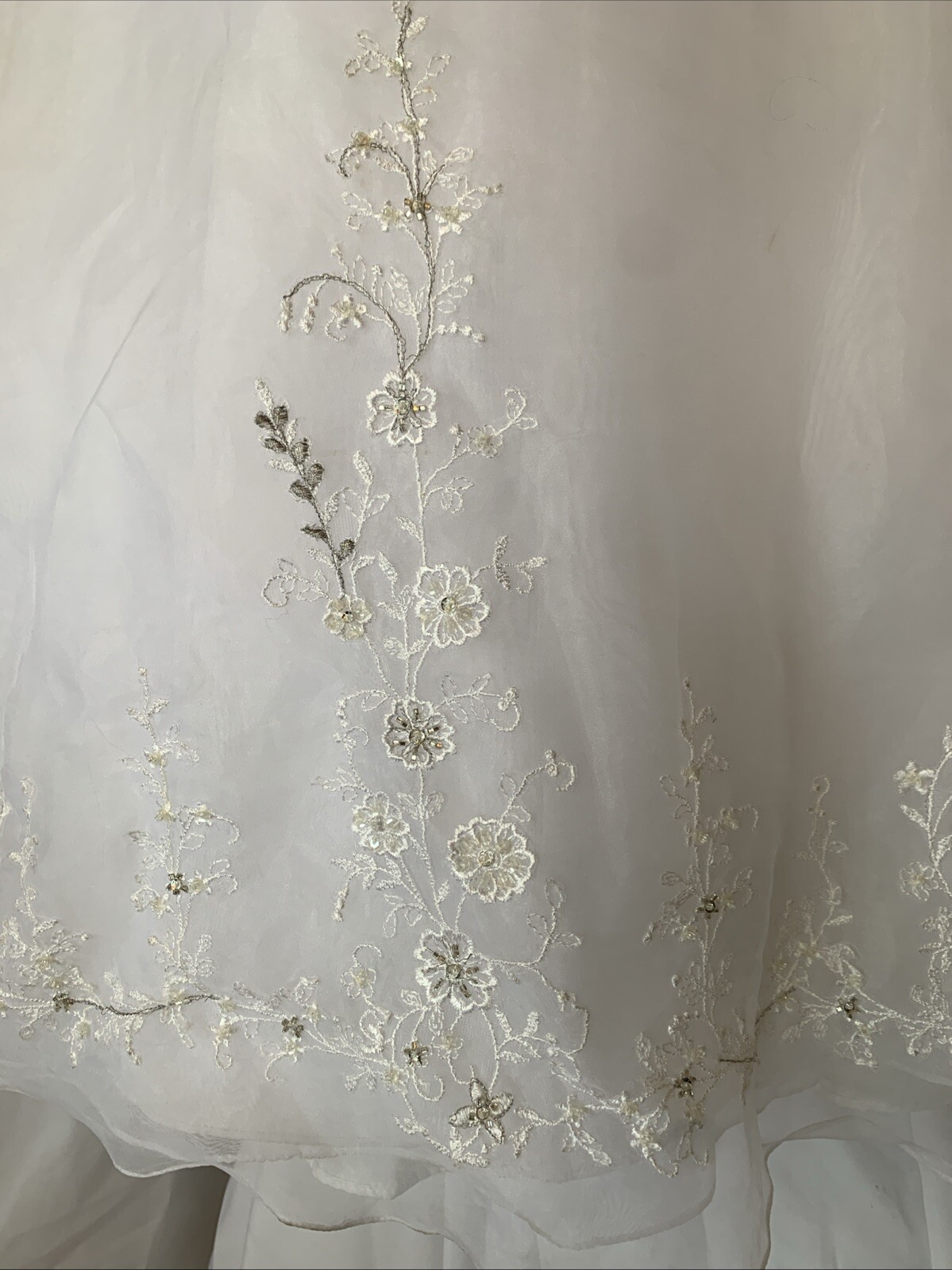 Casablanca Bridal Style 1690 White Size 6 But Altered Hippy Cinderella Strapless
