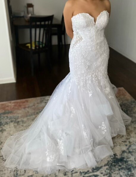 Essence Of Australia All Who Wander Wedding Dress D2908 Rare Discon Sz 12