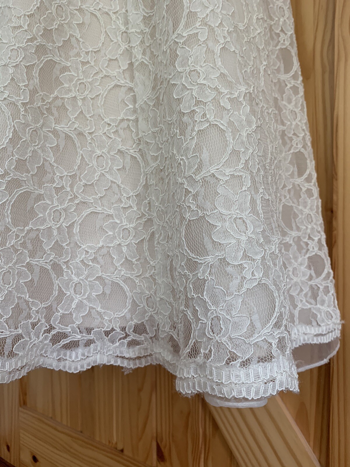 Morilee Madeline Gardner Wedding Dress 19822 Ivory Lace Strapless Back Buttons 8