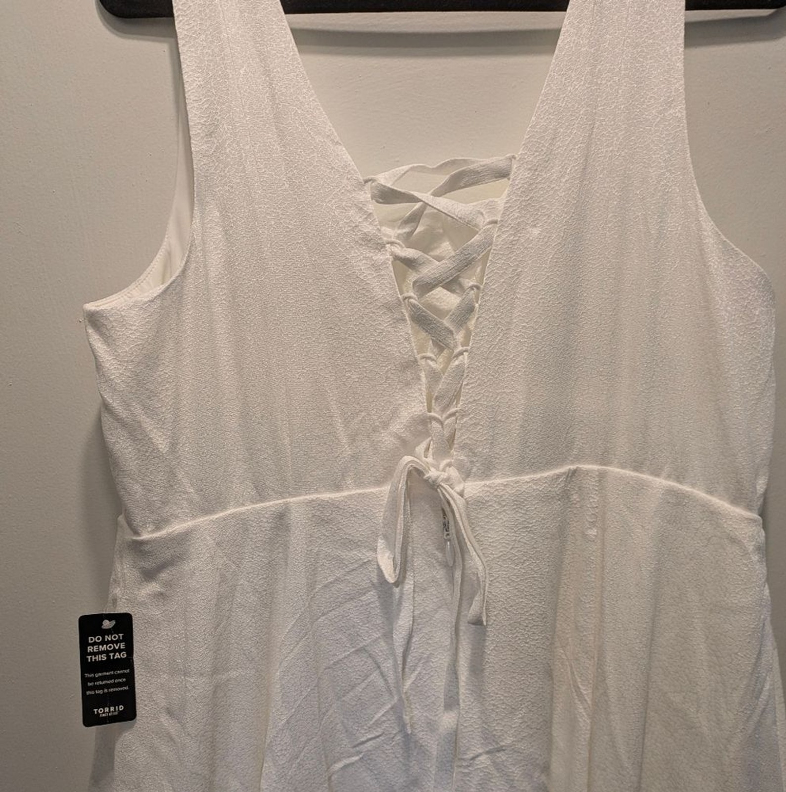 Torrid Jacquard Elegant White Ivory Maxi Dress Size 16