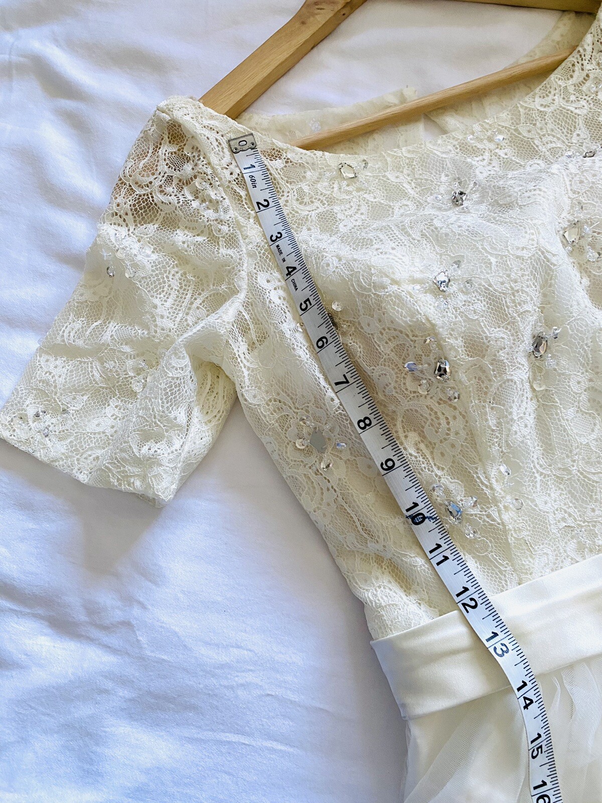 wedding dress mermaid Veil Tail See Thru. Brand New No Tag.