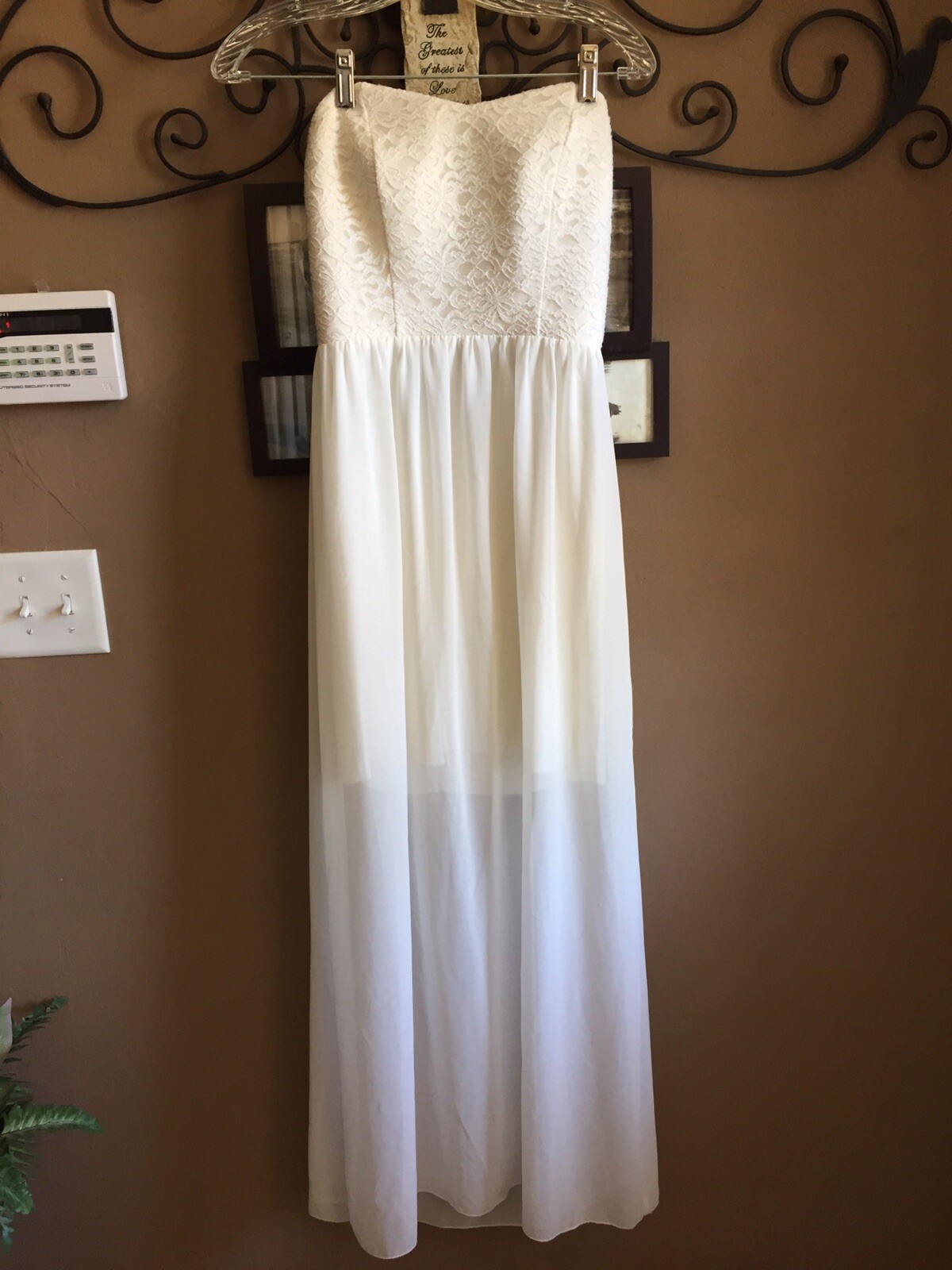 Ladies Size M Semi Casual Beach/lake/back Yard Or Destination Wedding Dress