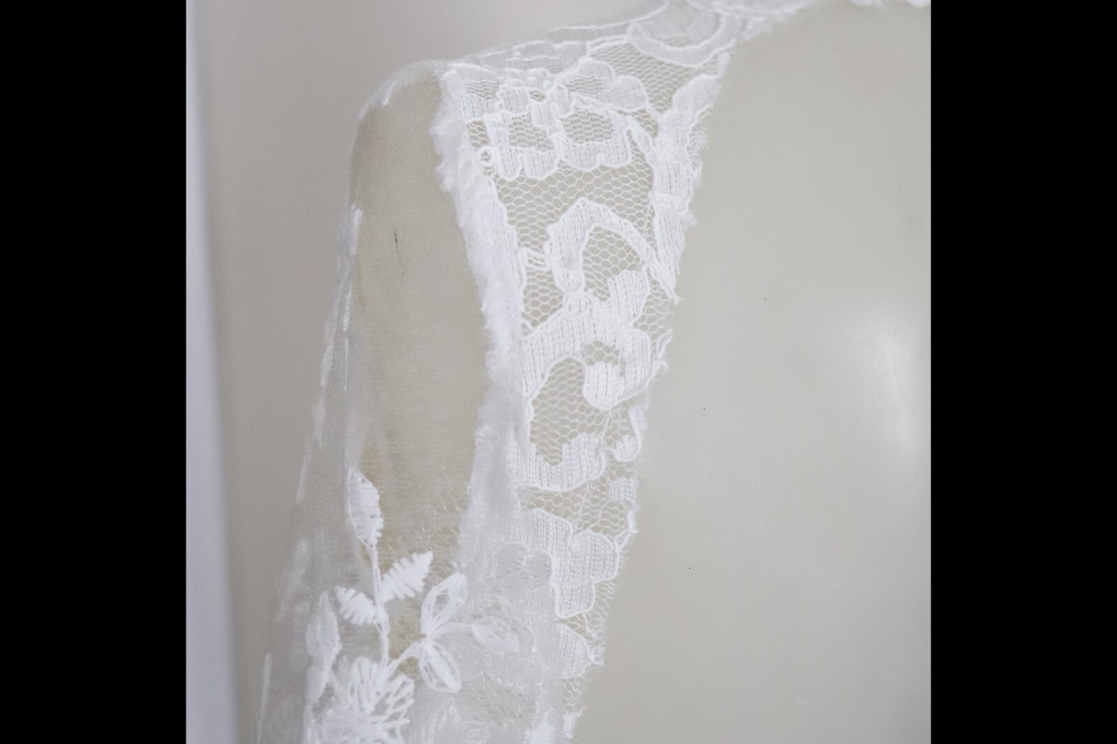Unbranded See-Through and Lace Wedding Dress – See measurements