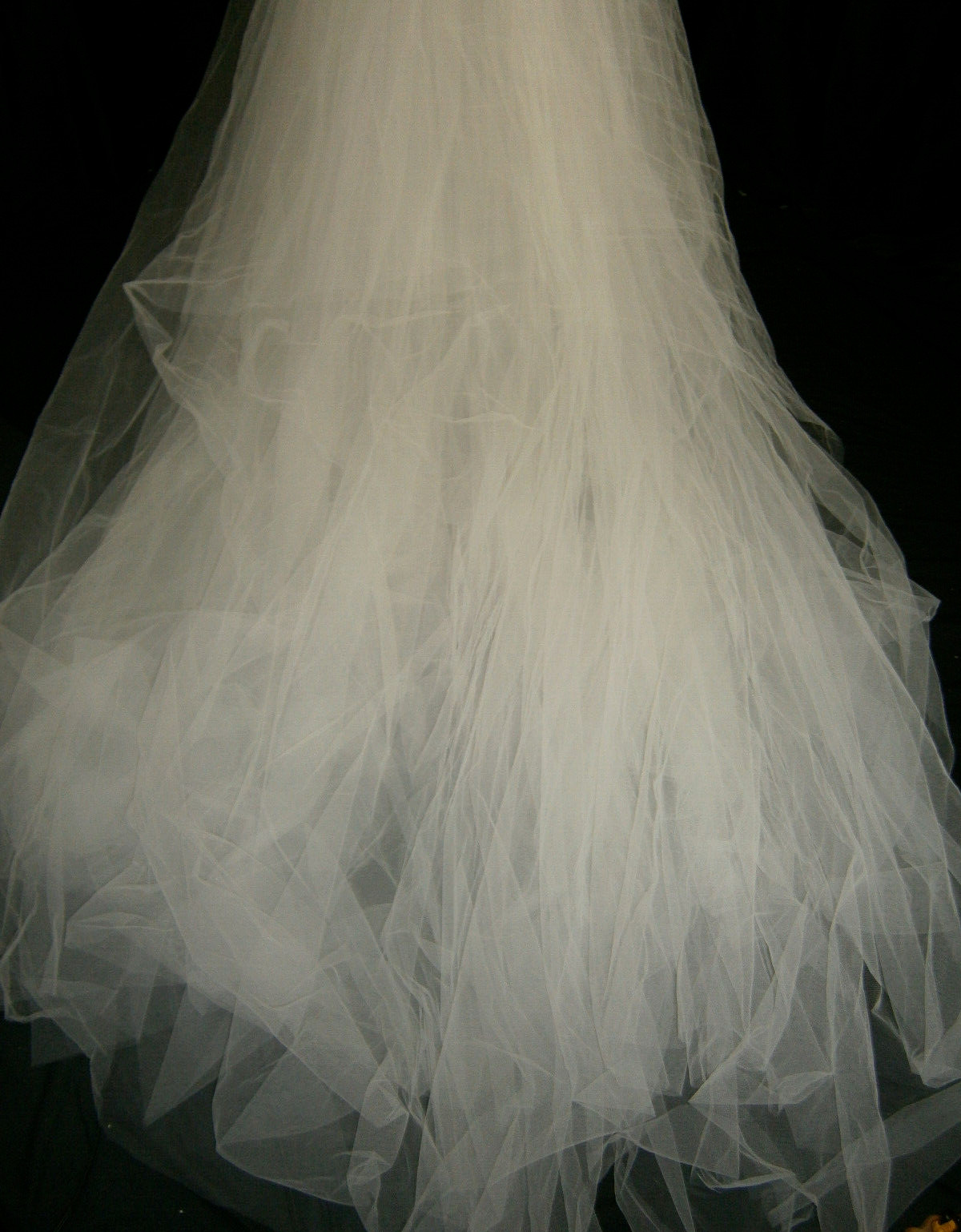 Bridal Reflections Wedding Dress Separate Train 112″ Length Tulle Ivory $250