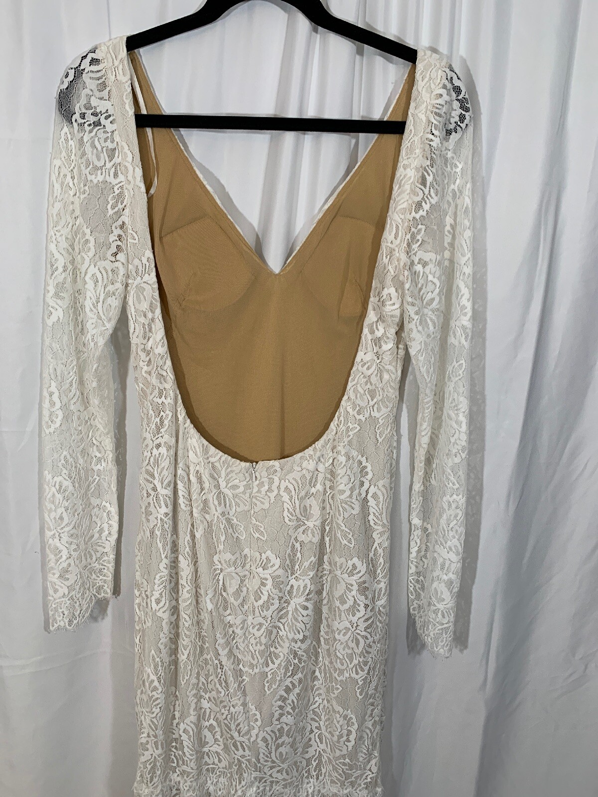 NEW $2195 Katie May San Sebastian Lace Mermaid Gown Wedding [SZ V ] #F409