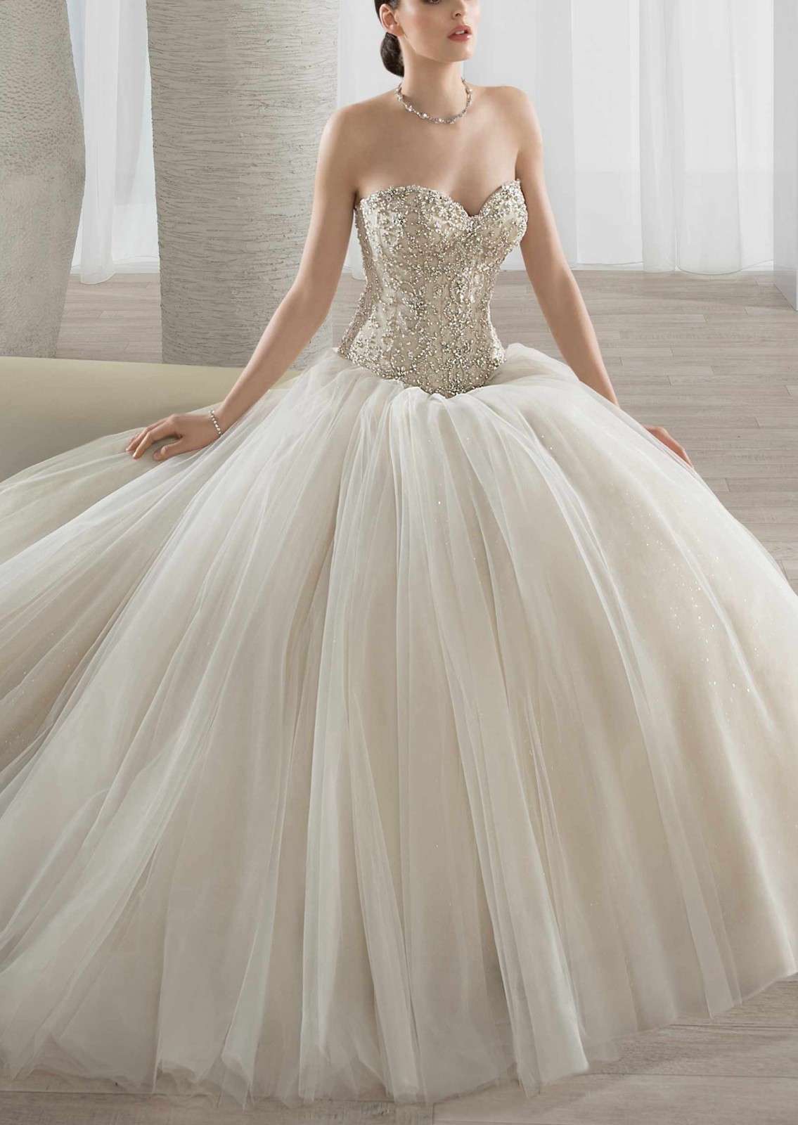 Crystals corset wedding dress wedding dress 32-60 plus size n.measurement glitter tulle top