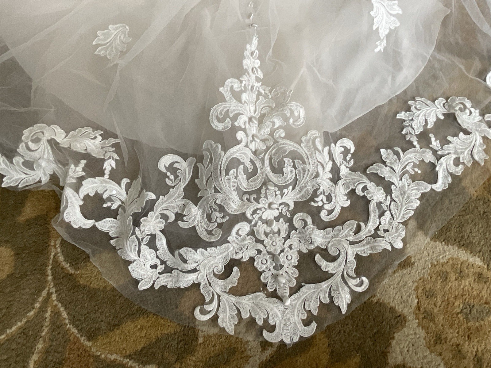 Allure Bridal Wedding Dress L541 Beaded Dress Storage Bag Incl. Size 10- NEW
