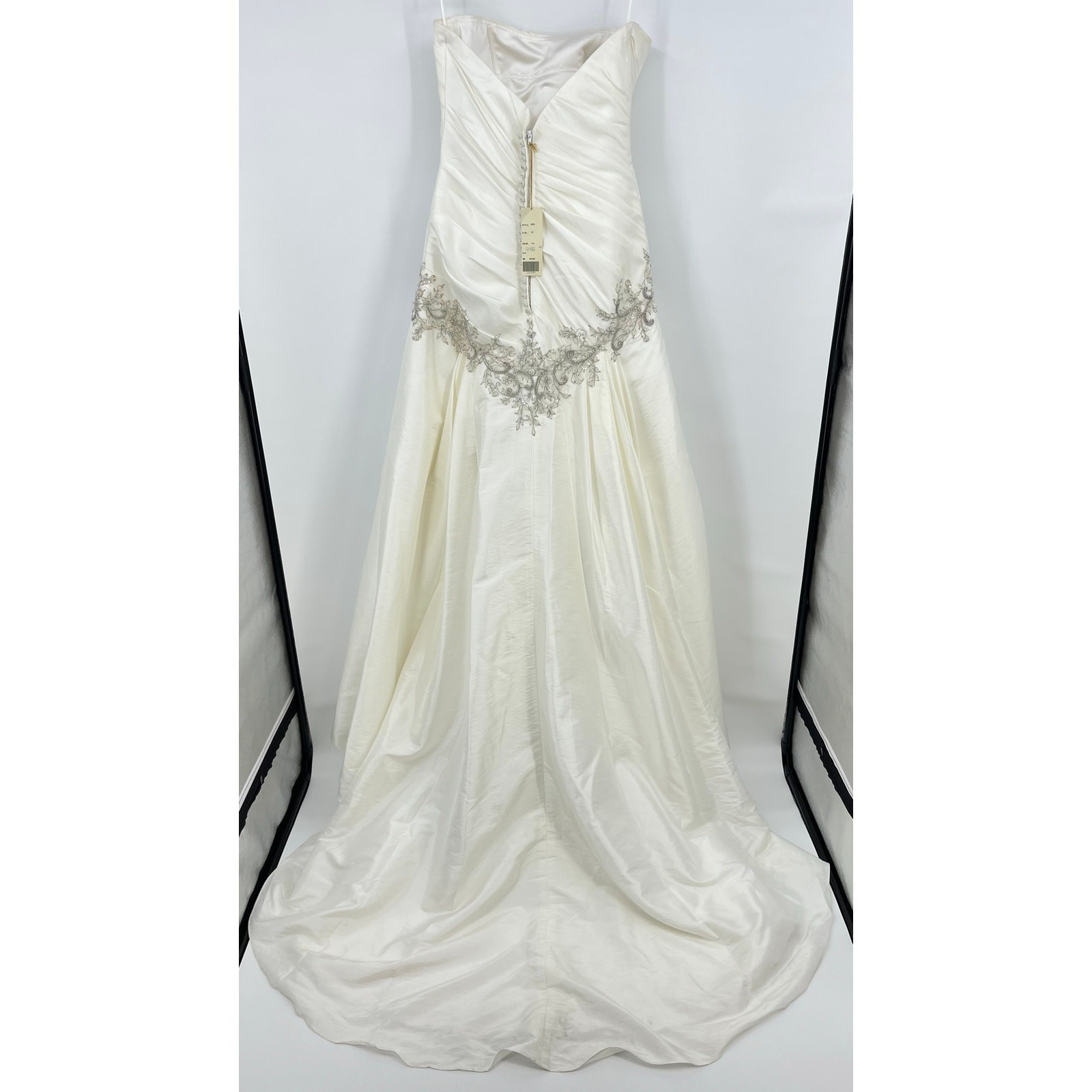 Casablanca Bridal | NWT Strapless Beaded Wedding Dress 1870 Size 12