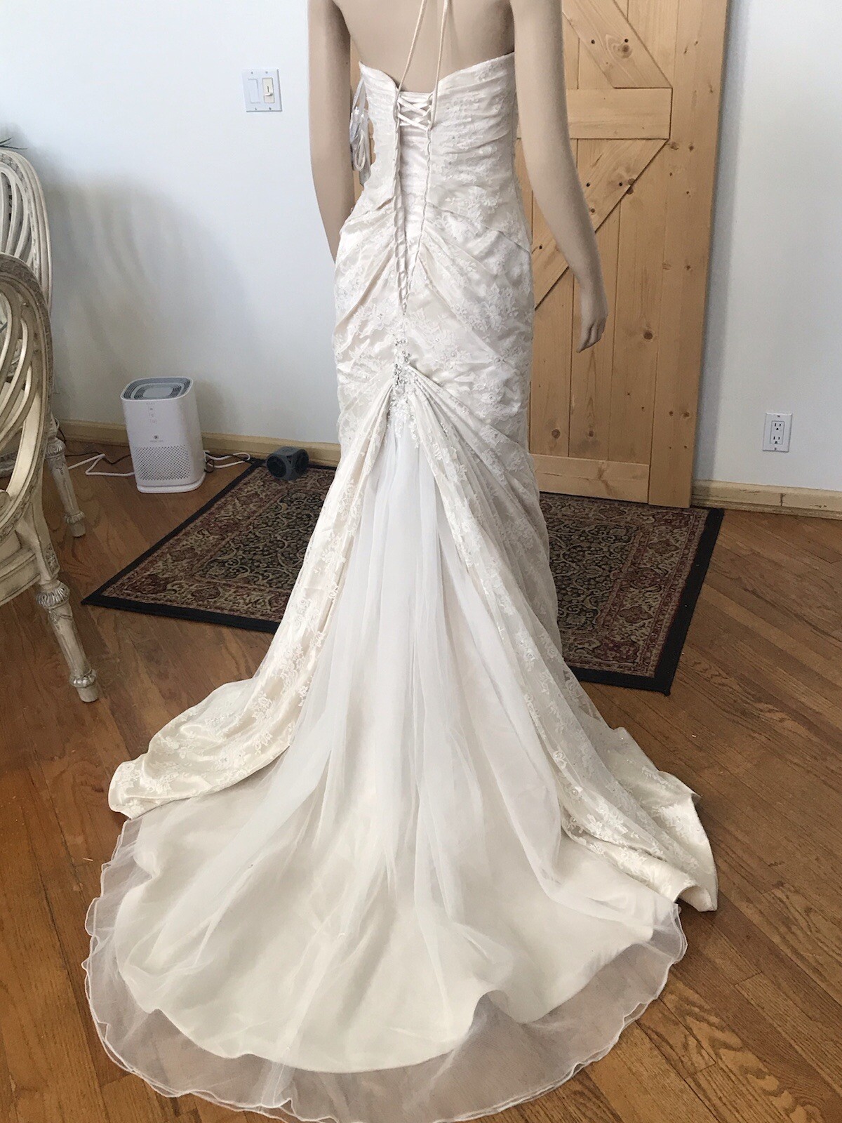 Modern & Classy Sophia tolli wedding Gown Light Gold. Size 10. NWT