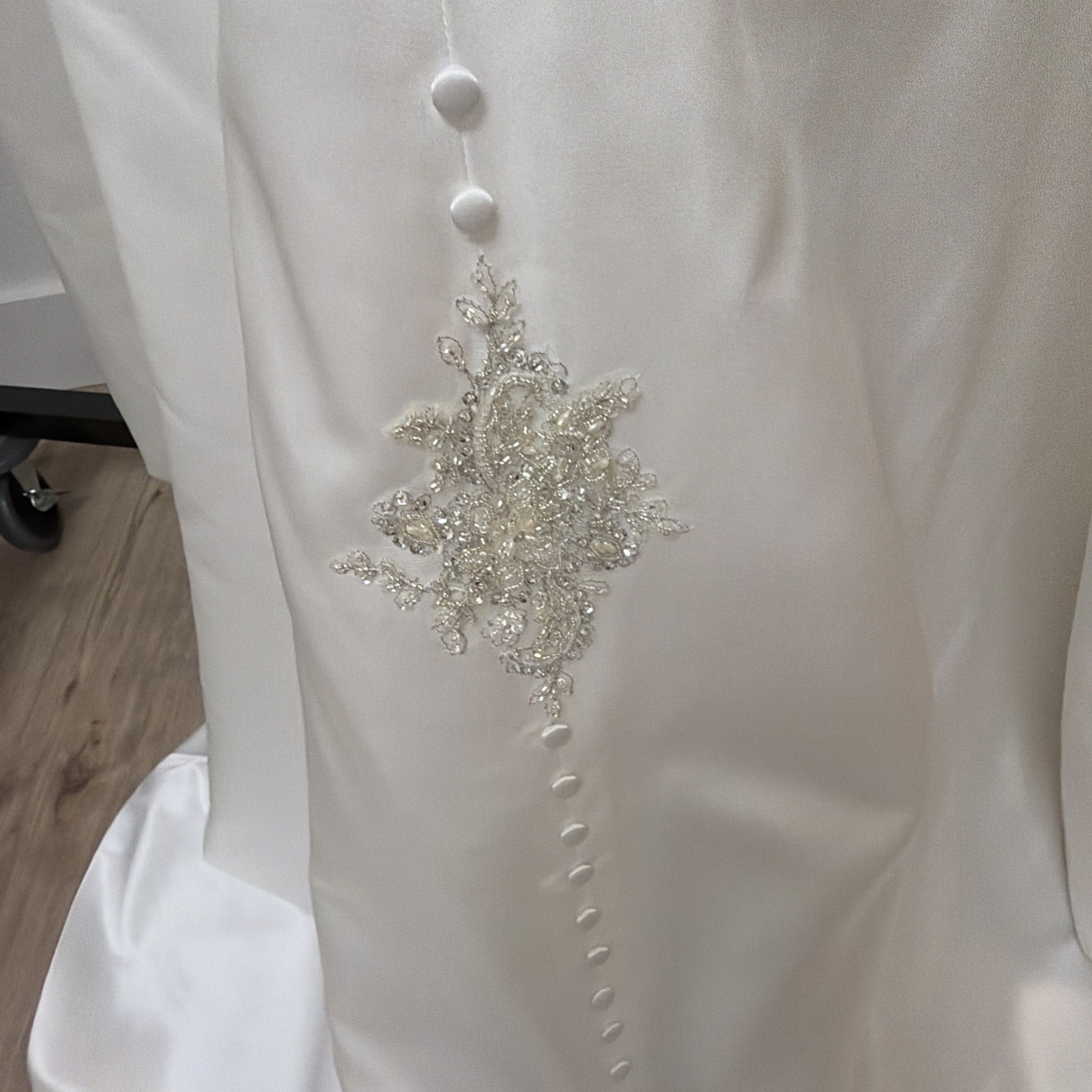 Vintage Casa Blanca Size 10 Strapless Wedding Dress