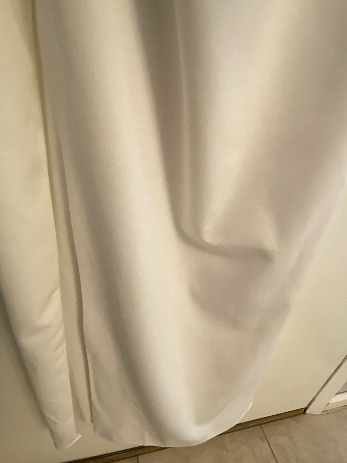 Long White One Shoulder Alternative Wedding Dress Bridal Gown Small