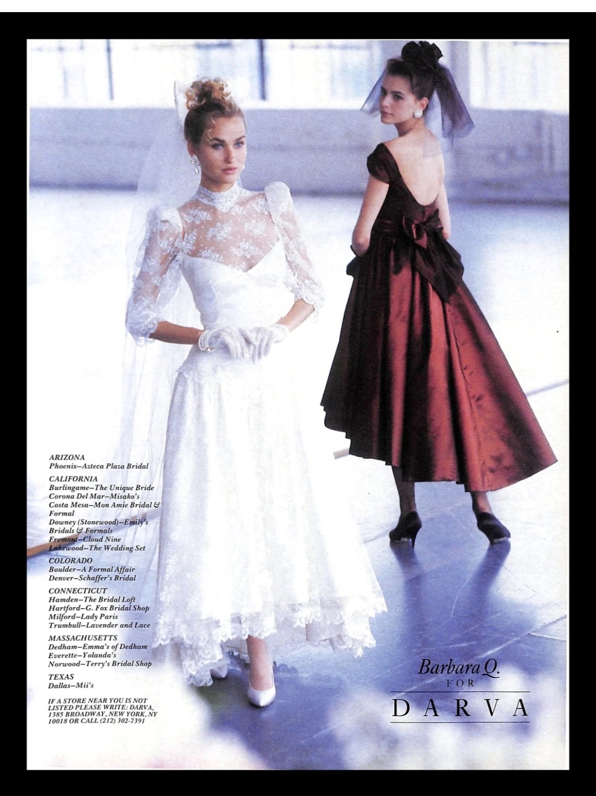 Barbara Q For Darva Vintage Lace Wedding Dress Sz 10- Reception Dress/Going Away