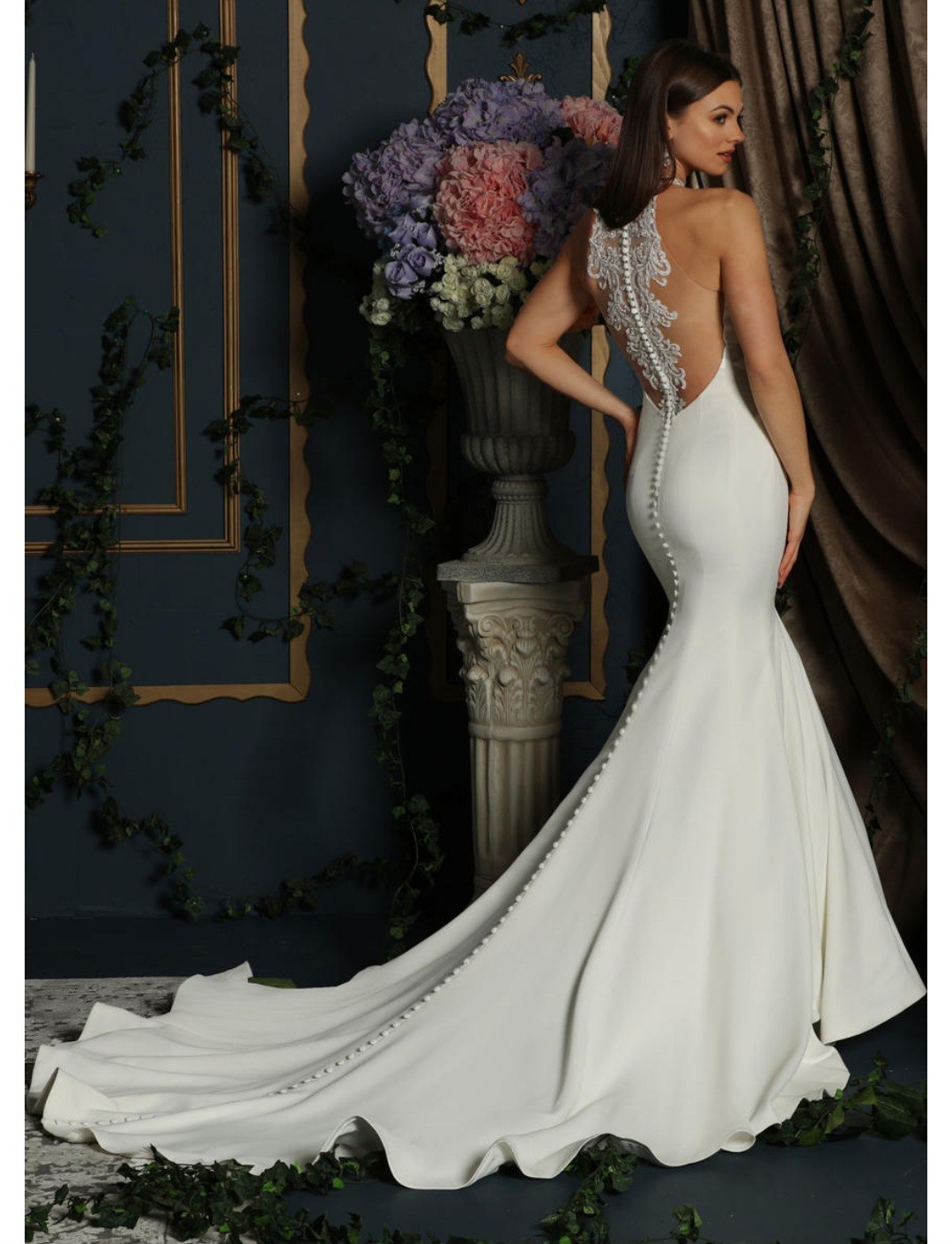 Elegant Ashley & Justin Custom Beaded Bridal Gown – Style 10616 – Size 8 NWT