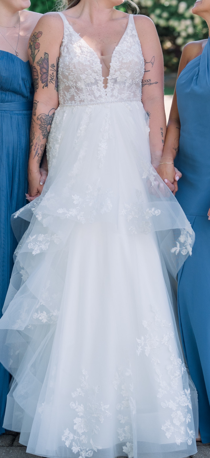 Martina Liana size 12 wedding dress, minor alterations, excellent condition