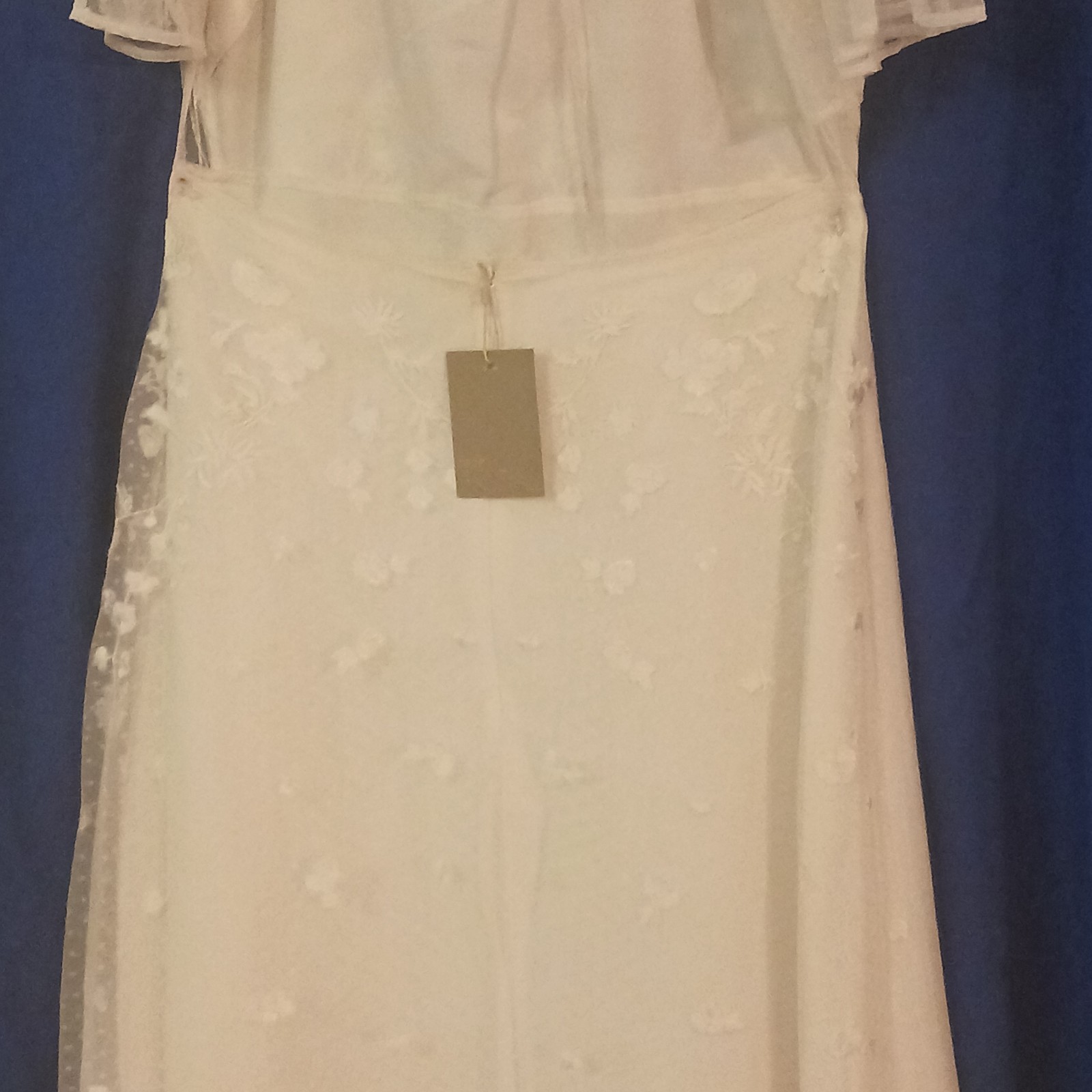 Asos Bridal White “Backless” dress – Size 14 US