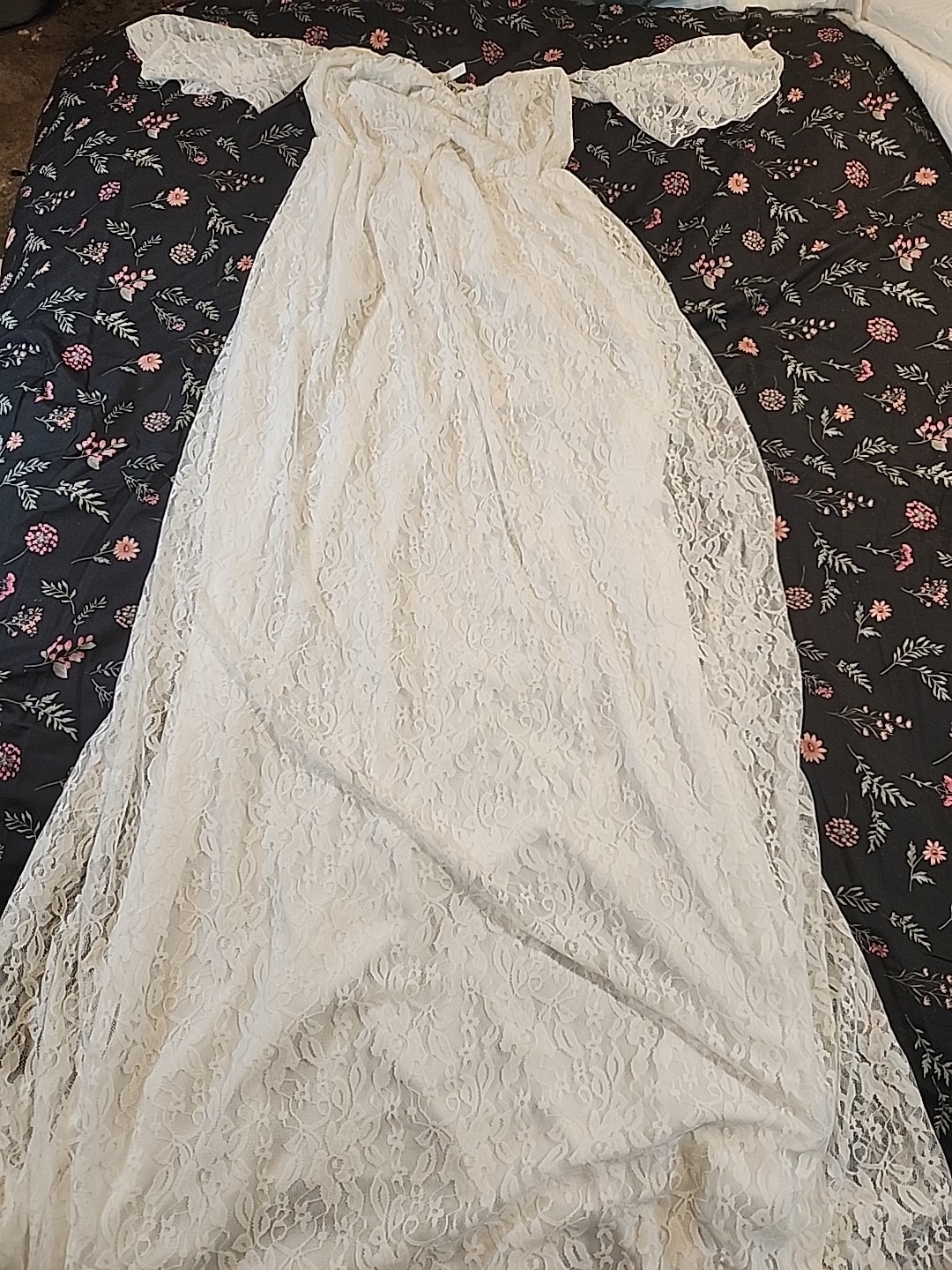 Unbranded Lace Maternity Dress Wedding Photos Shoot Size Small