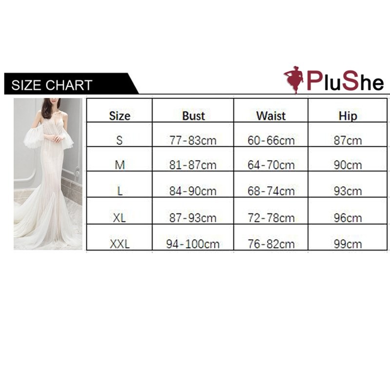 Women Light Wedding Dresses V-Neck Bridal Dress Off Shoulder Beach Lace Trailing