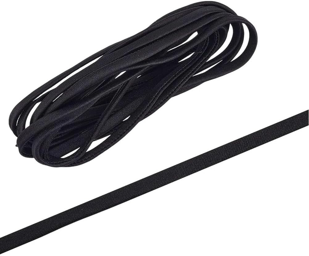 78.74 Inches Women’S Tie Back for Wedding Bridal Gown, Black Lace up Ribbon for