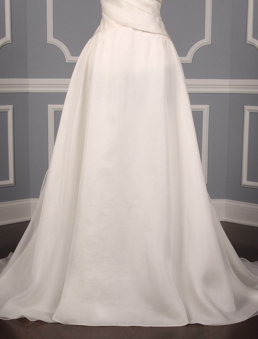 AUSTIN SCARLETT Bridal Wedding Dress Gown Charlotte Sweetheart Silk Off Shoulder