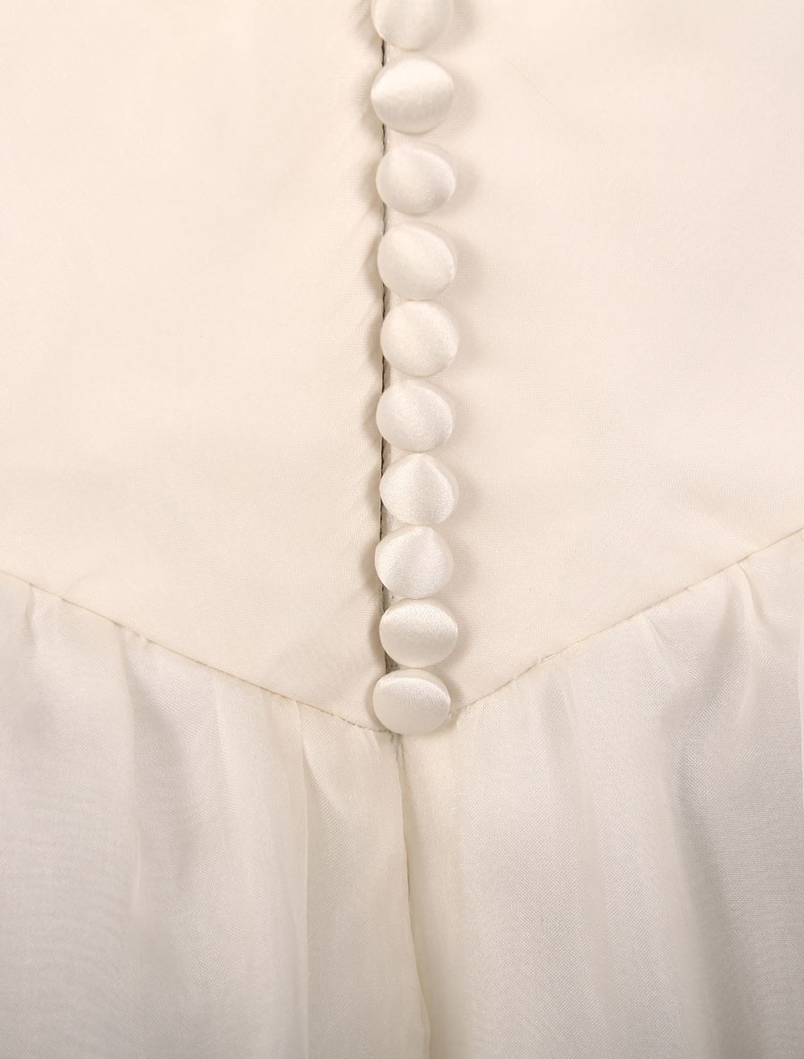 AUSTIN SCARLETT Bridal Wedding Dress Gown Charlotte Sweetheart Silk Off Shoulder