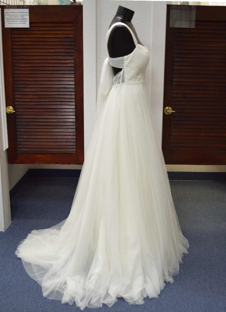 WTOO BY WATTERS HINSON 14604R BRIDAL GOWN WEDDING DRESS IVORY MULT SIZES