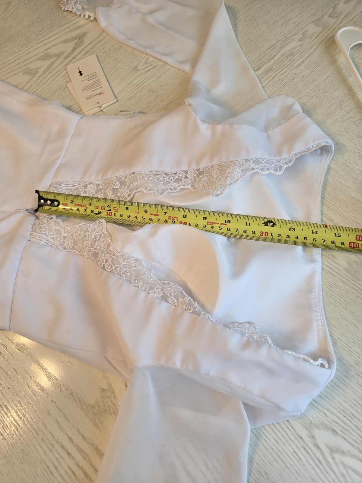 Bridal Dress Wedding Brand Is Mingdas Dress White**Size Measurements In Photos**