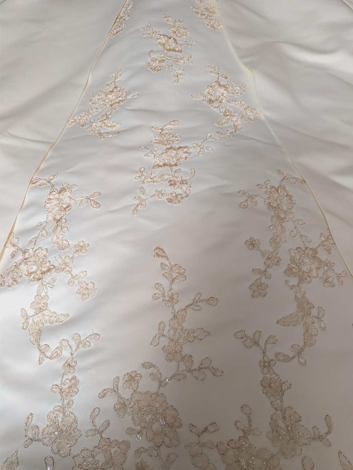 Beautiful Ivory Weddig Gown with amazing beaded detail