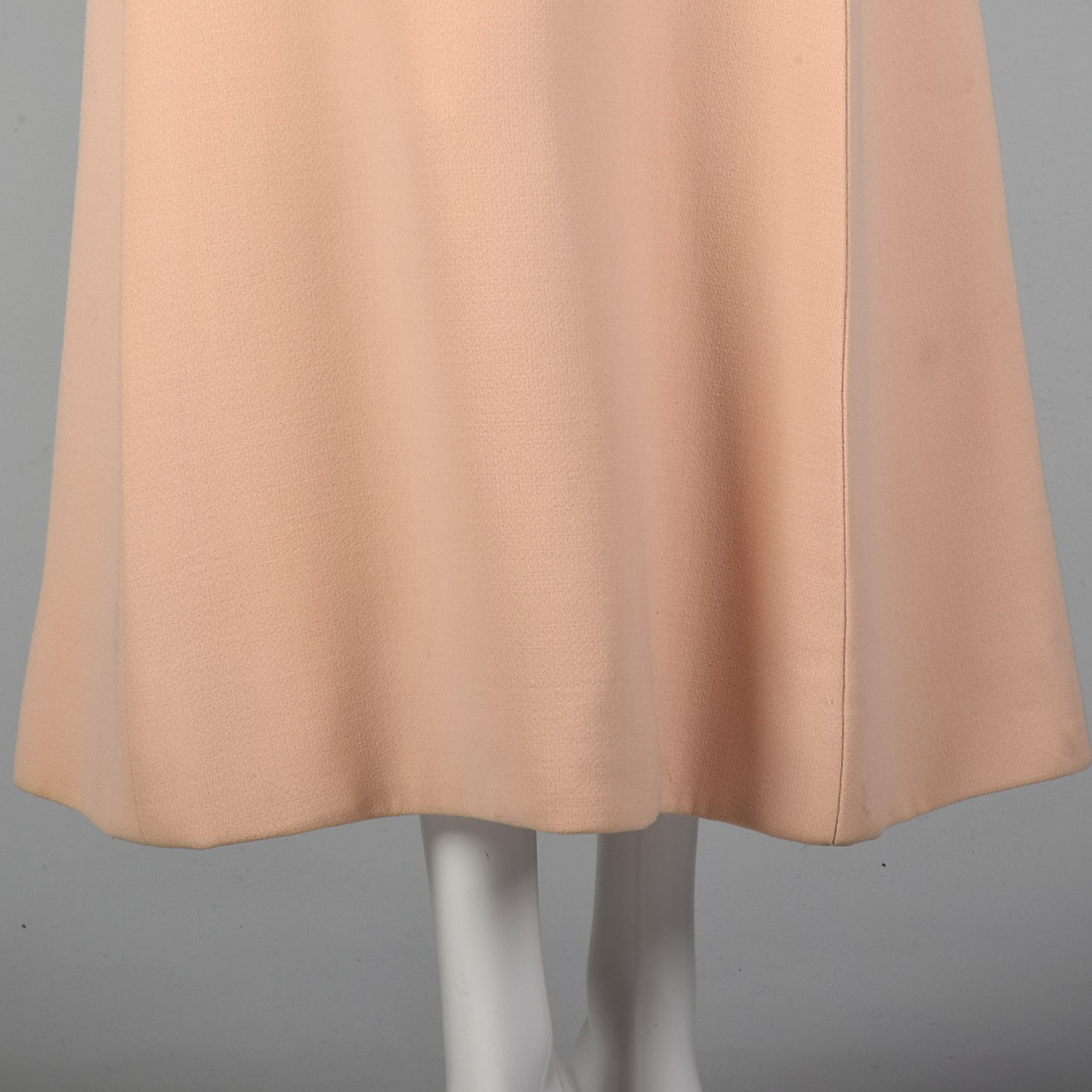 S George Halley Pink Gown Minimalist Blush Wedding Dress Modest Formal 60s VTG