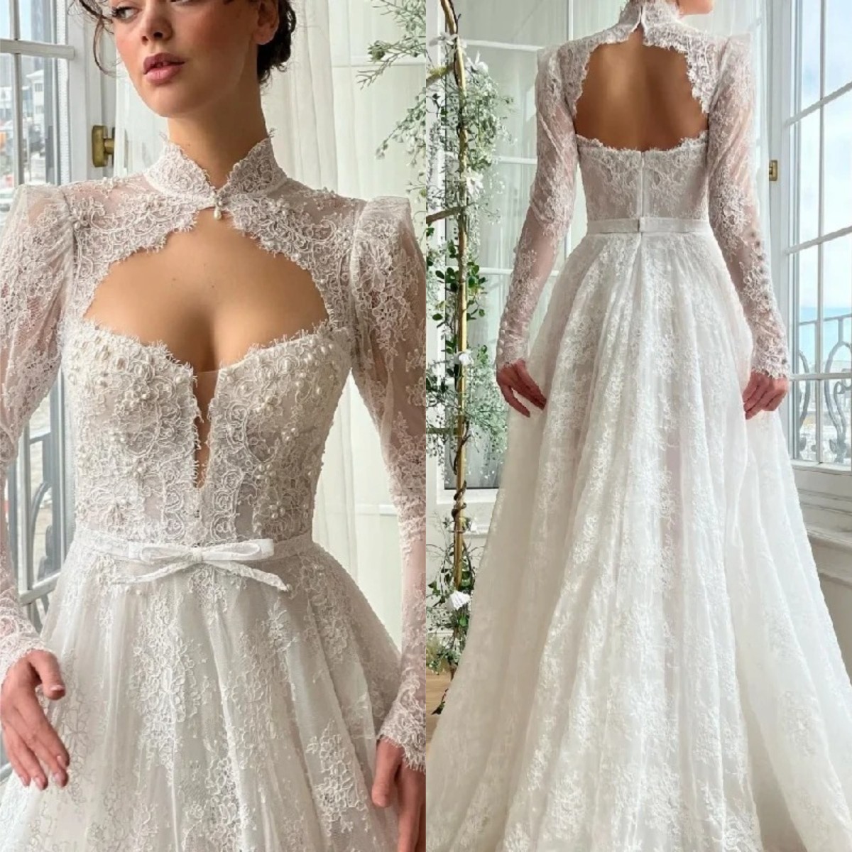 Romantic Wedding Dress Elegant Mermaid Off The Shoulder Bridal Gowns