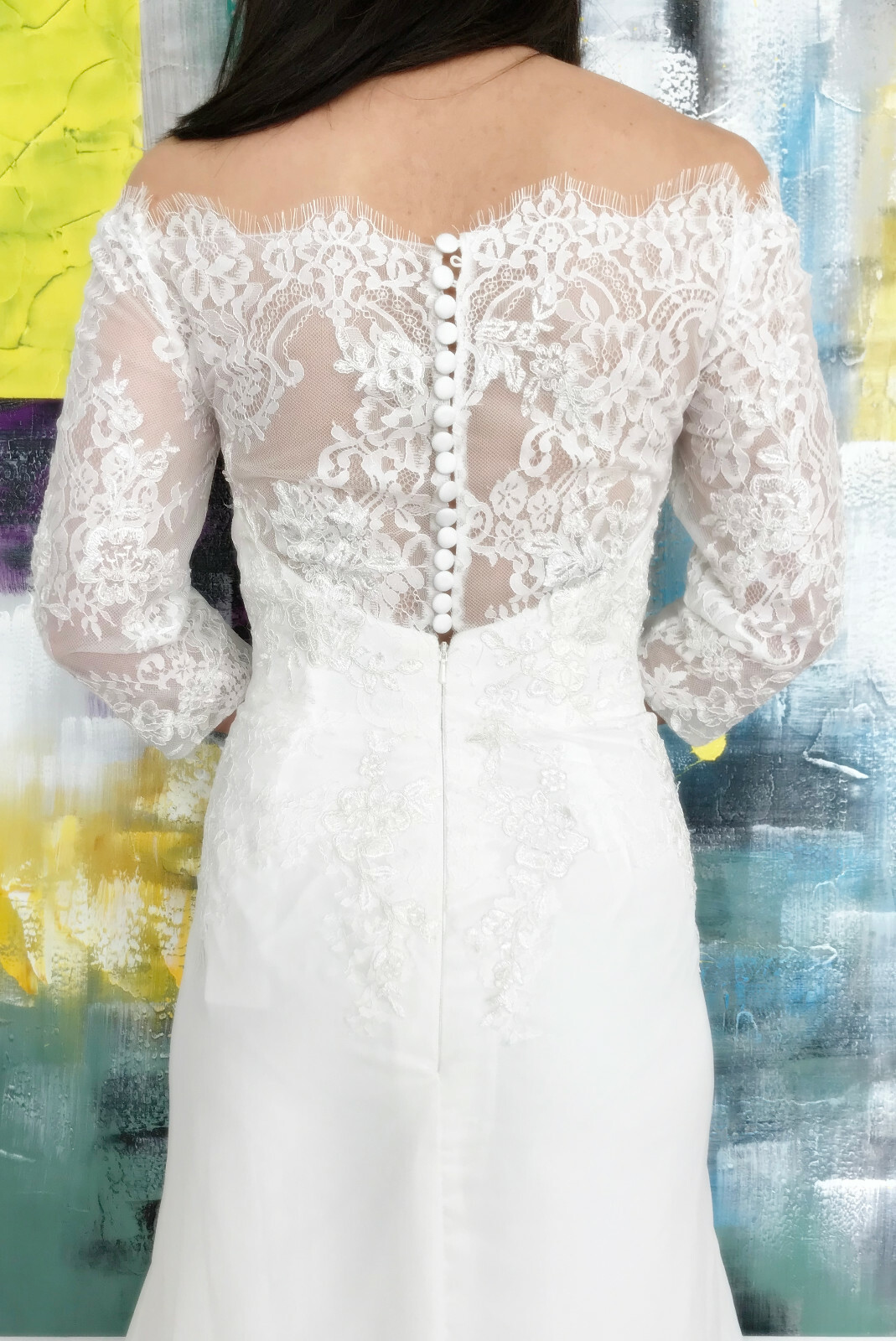 Wedding Dress White Lace A Line New