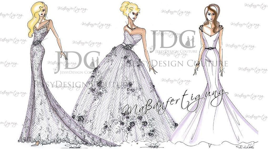 JDC ball gown wedding dress wedding dress 32-60 desired color custom made
